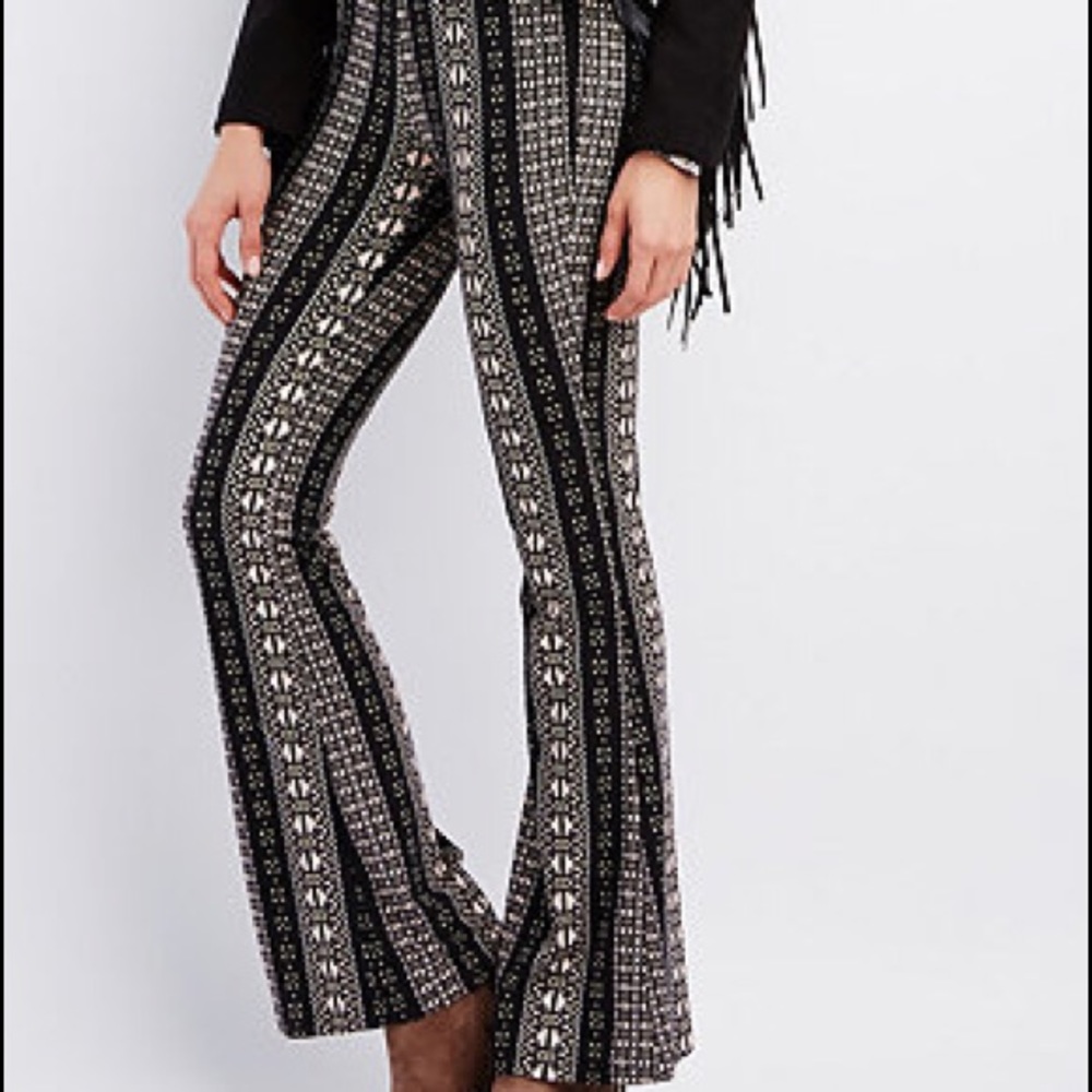 Charlotte Russe cute flare pants